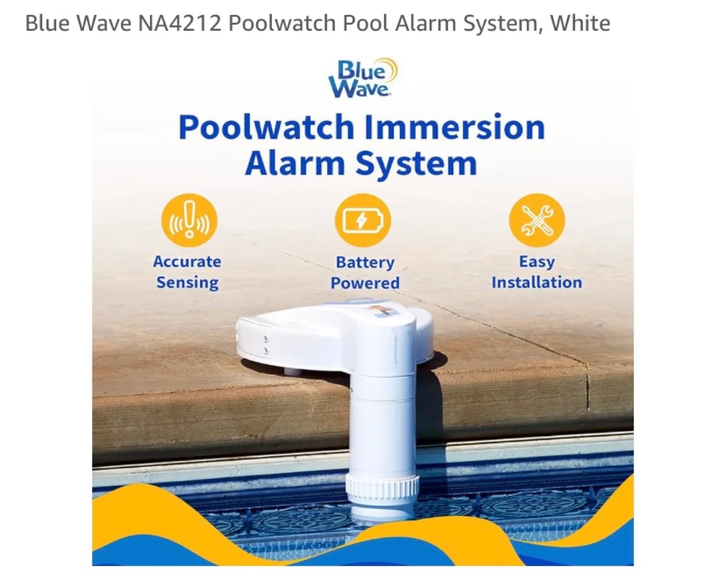 New Blue Wave Poolwatch Pool Alarm System thumbnail