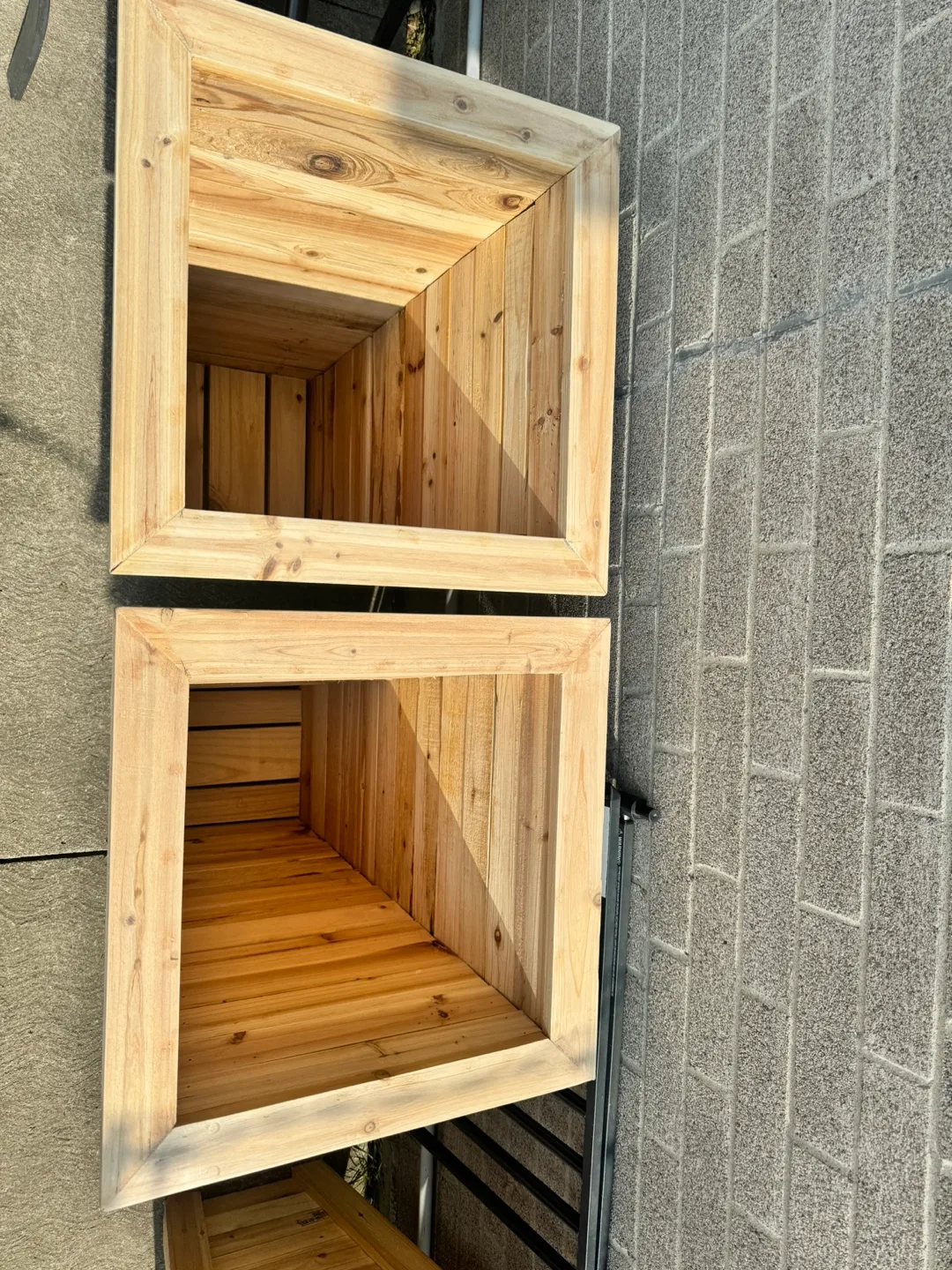 1 Wooden Planter Boxes - 15x15x28 inches image indicator(4)