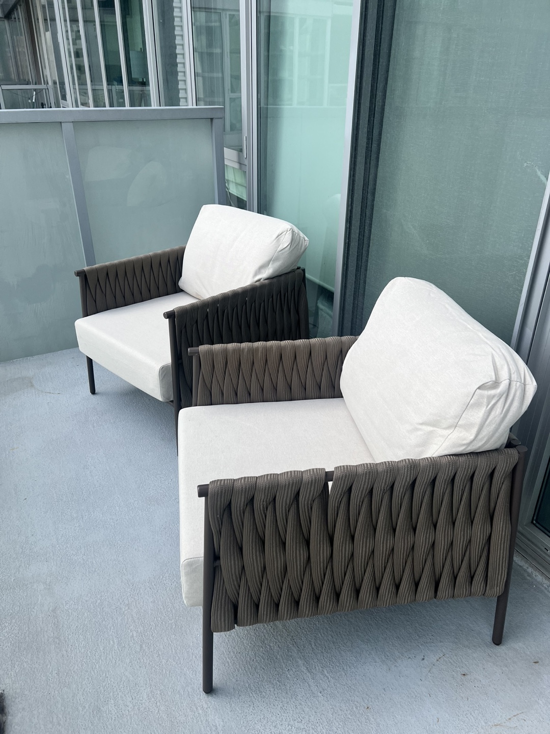 Outdoor Patio Armchairs - Set of 2 - photo 3