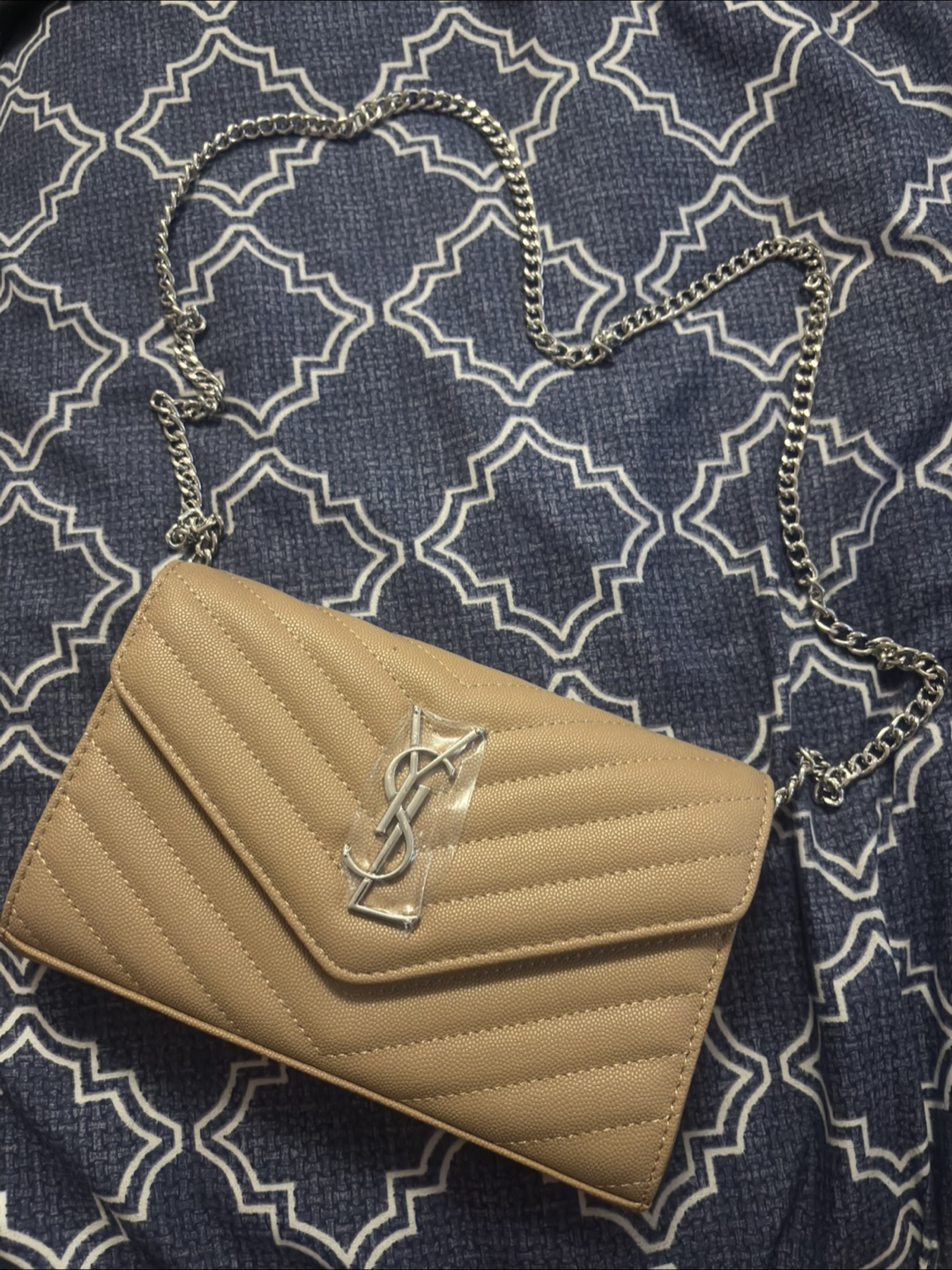 Yves Saint Laurent Chain Wallet - Beige - photo 2