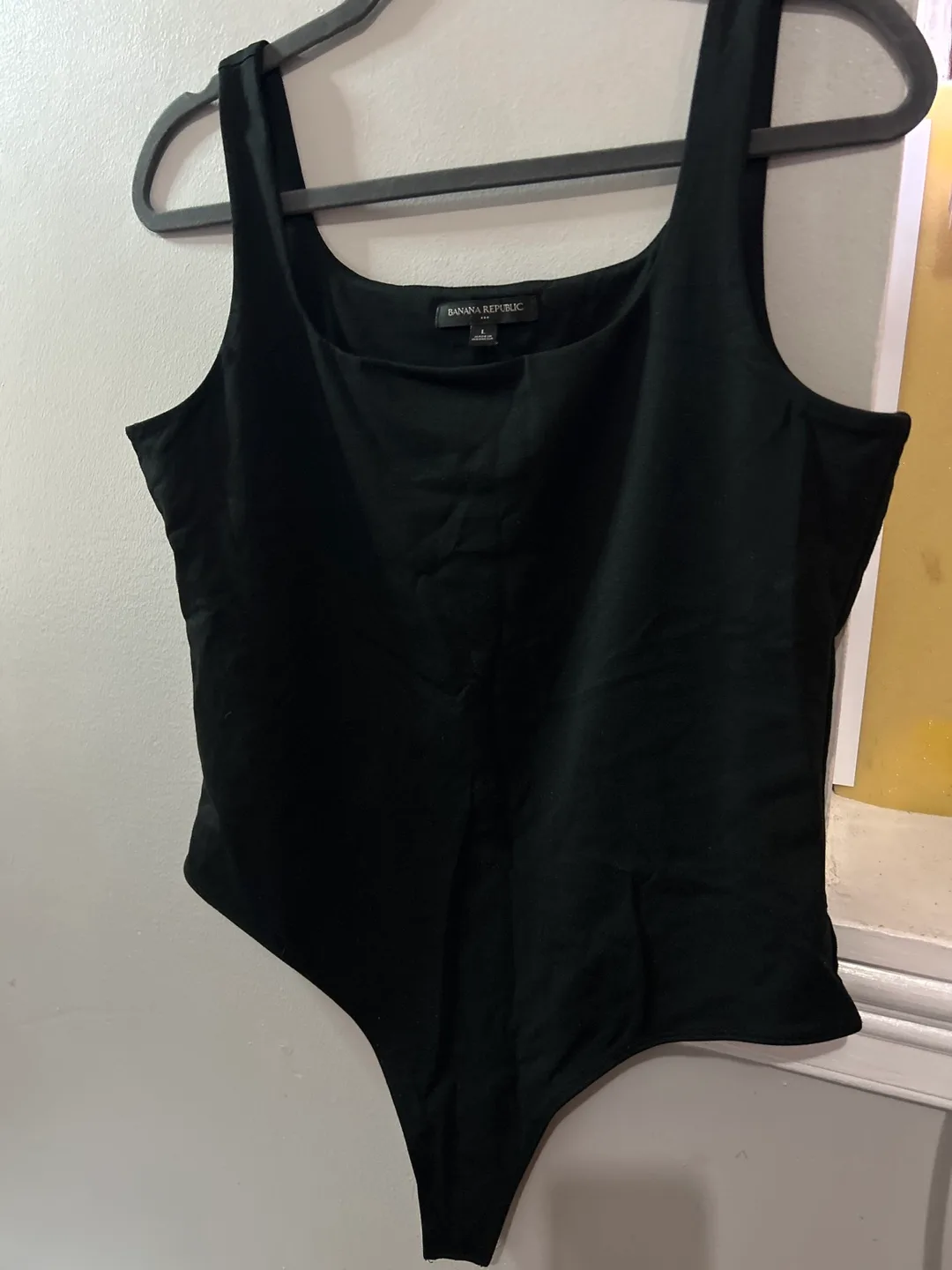 Banana Republic Black Bodysuit - Size L thumbnail