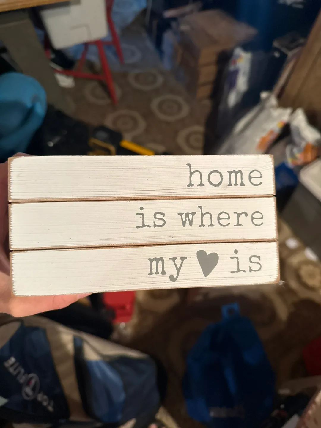 Home Decor Sign - Home is Where My Heart is thumbnail