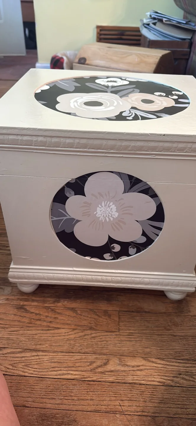 Painted Wooden  Box thumbnail