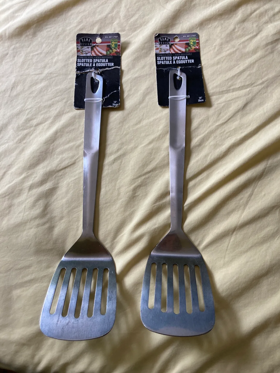 Slotted Spatulas - New x 2 thumbnail