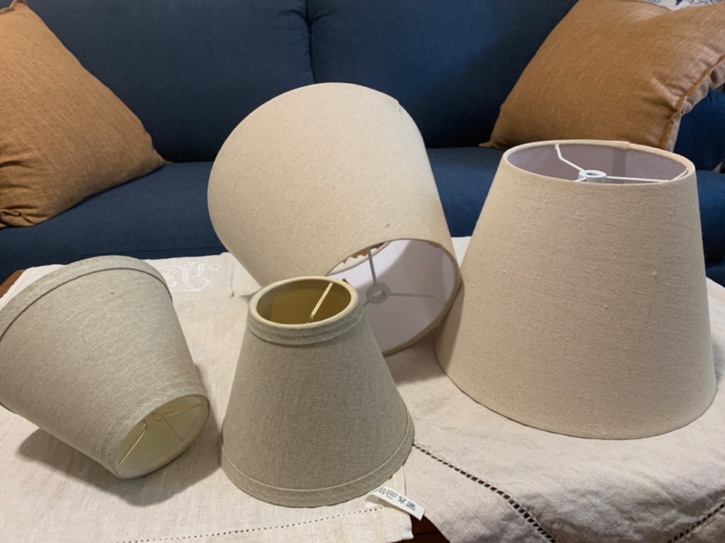 Lamp Shades - Beige, Set of 4