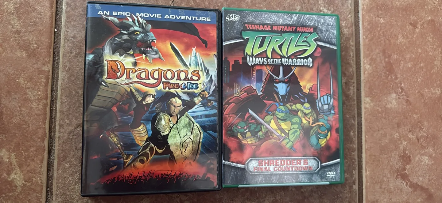 Dragons Fire & Ice + TMNT: Ways of the Warrior DVDs thumbnail