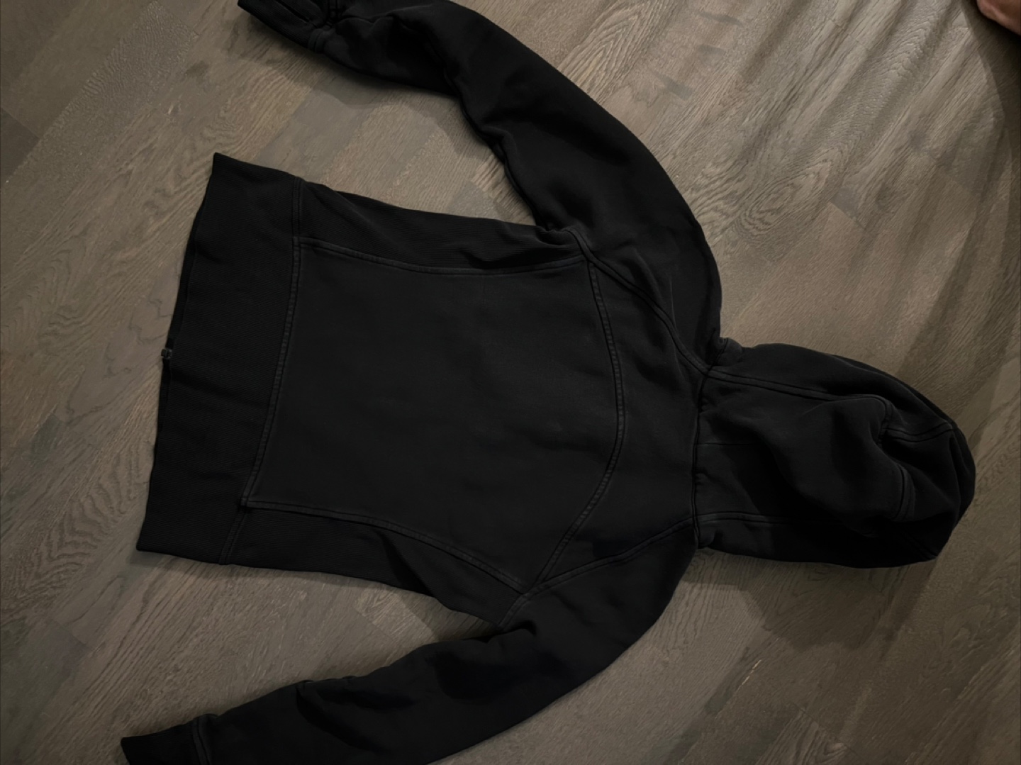 Lululemon Scuba Hoodie - Black, Size 8 - photo 3