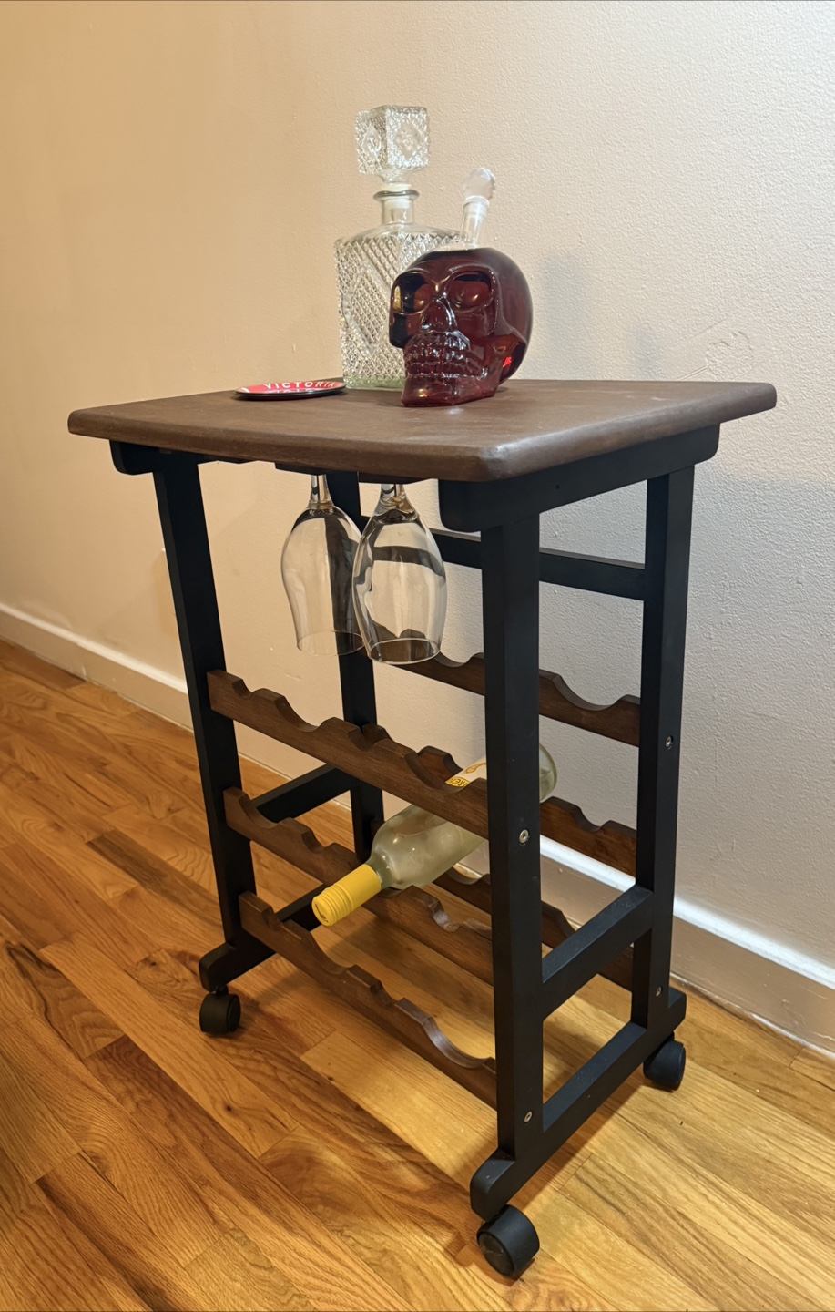 Wood Mini Bar Cart - photo 3