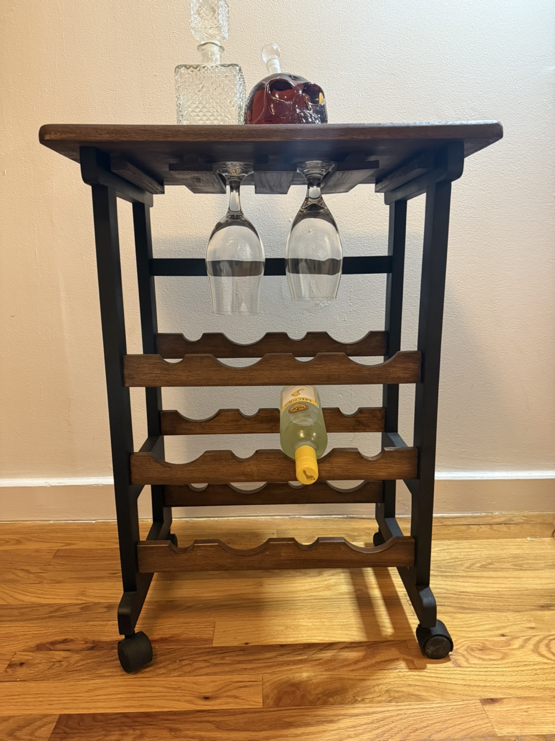 Wood Mini Bar Cart - photo 2