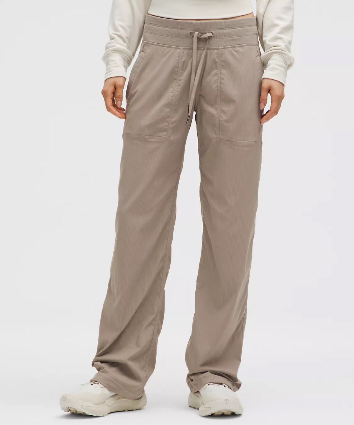 Lululemon Dance Studio Mid-Rise Pants – Sheer Oak, Size 8 - photo 2