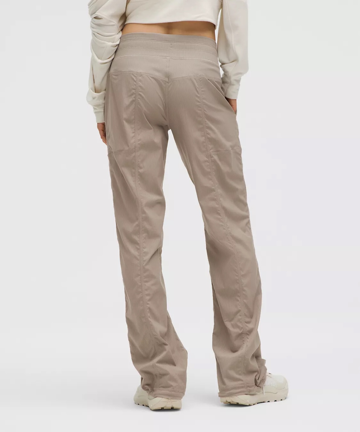 Lululemon Dance Studio Mid-Rise Pants – Sheer Oak, Size 8