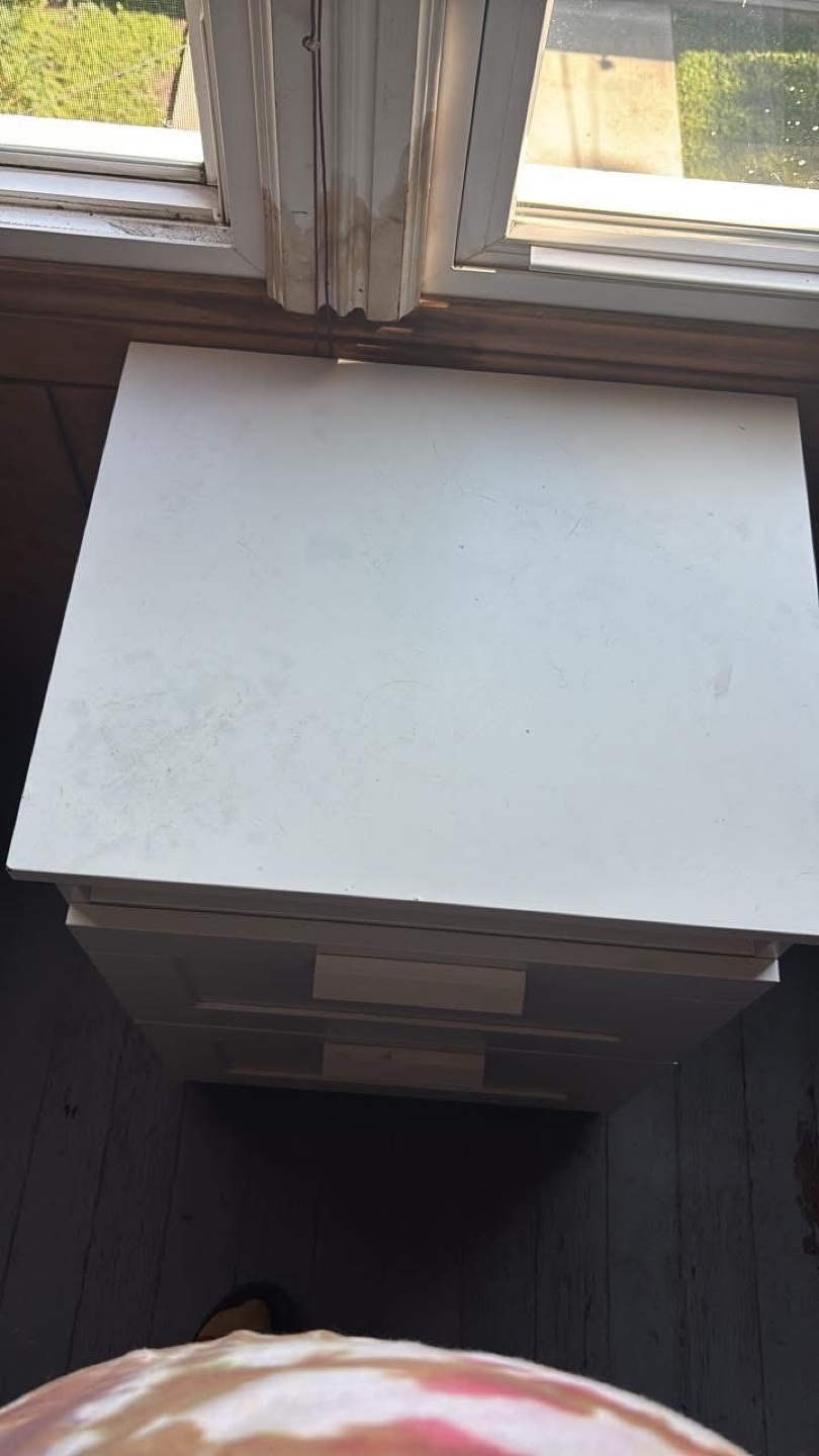 White 2-Drawer Dresser - photo 2