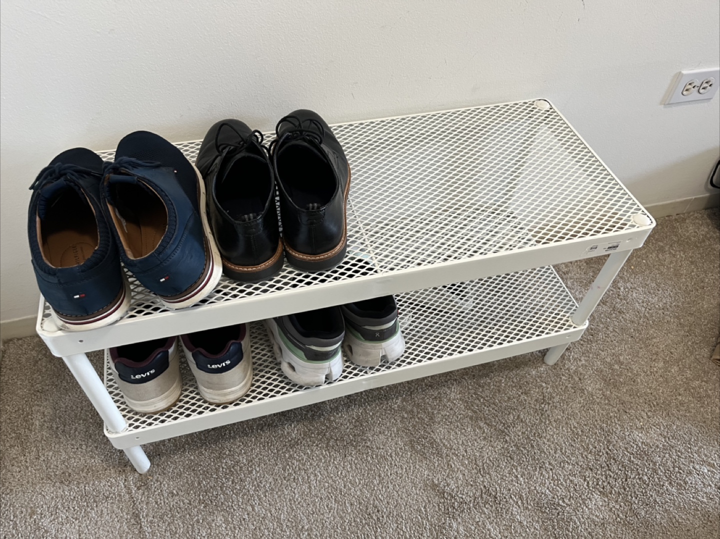 IKEA MACKAPÄR Shoe Rack, White