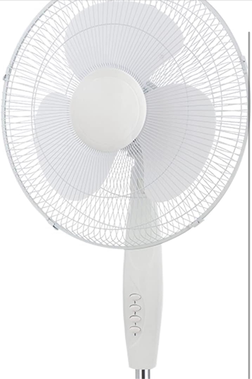 ToolTech 16" Oscillating Stand Fan - White - photo 4