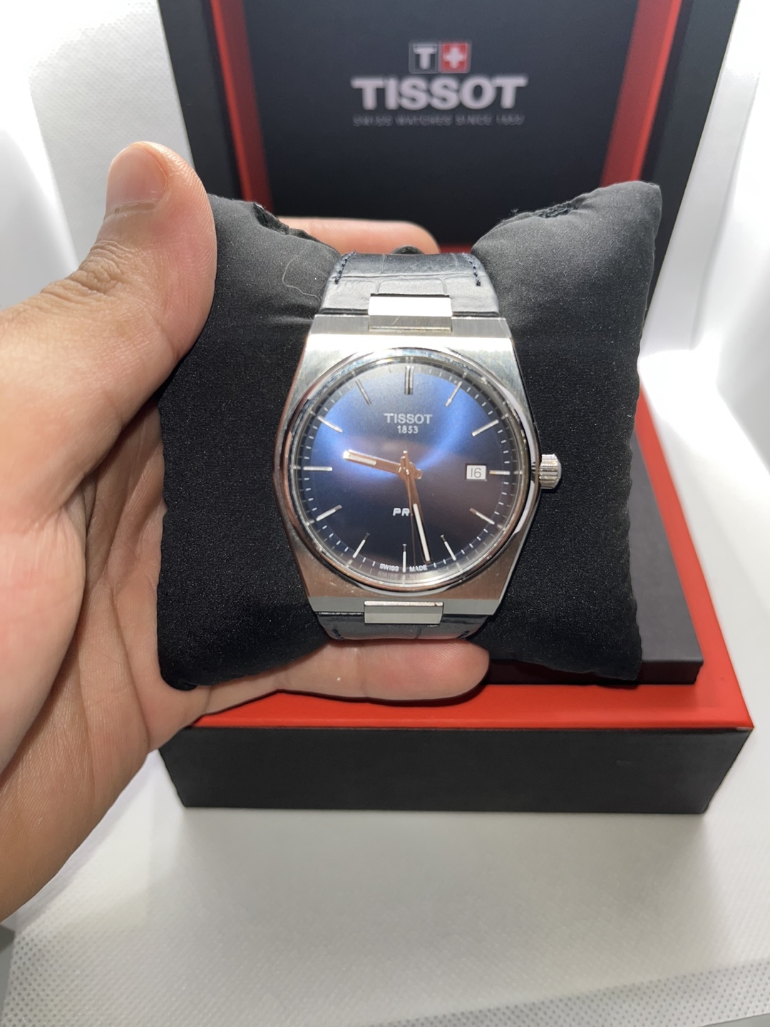 Tissot PRX Blue Dial Watch w/ Box - photo 2