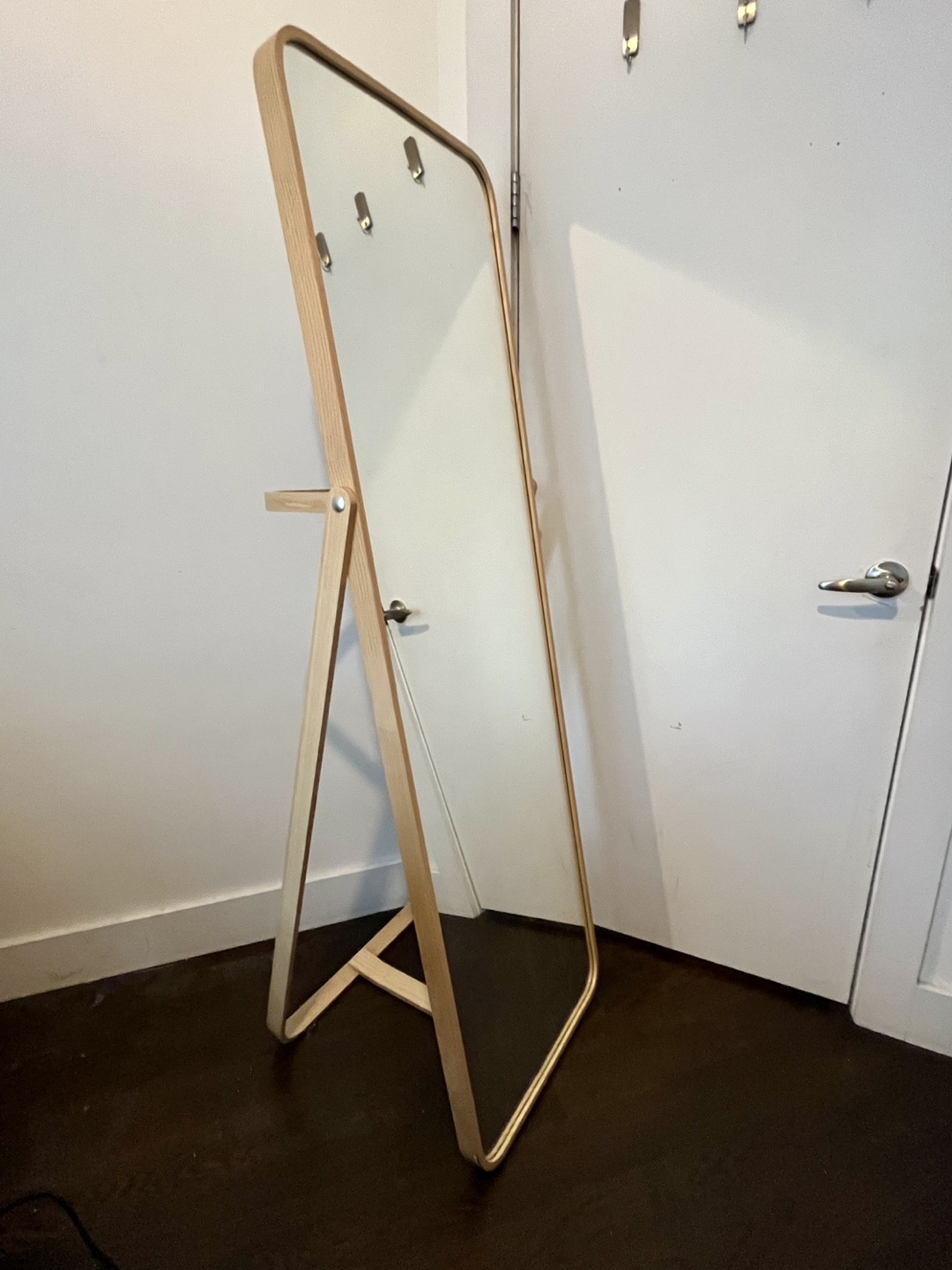 Full-length standing mirror