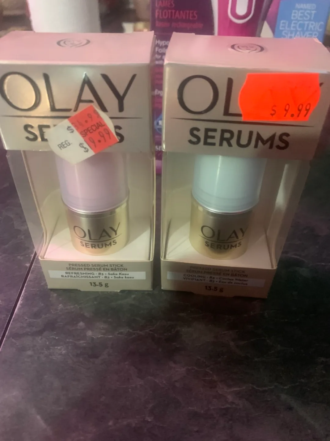 Remington Rechargeable Shaver,2 Olay Serums- NEW 🇨🇦 image indicator(2)