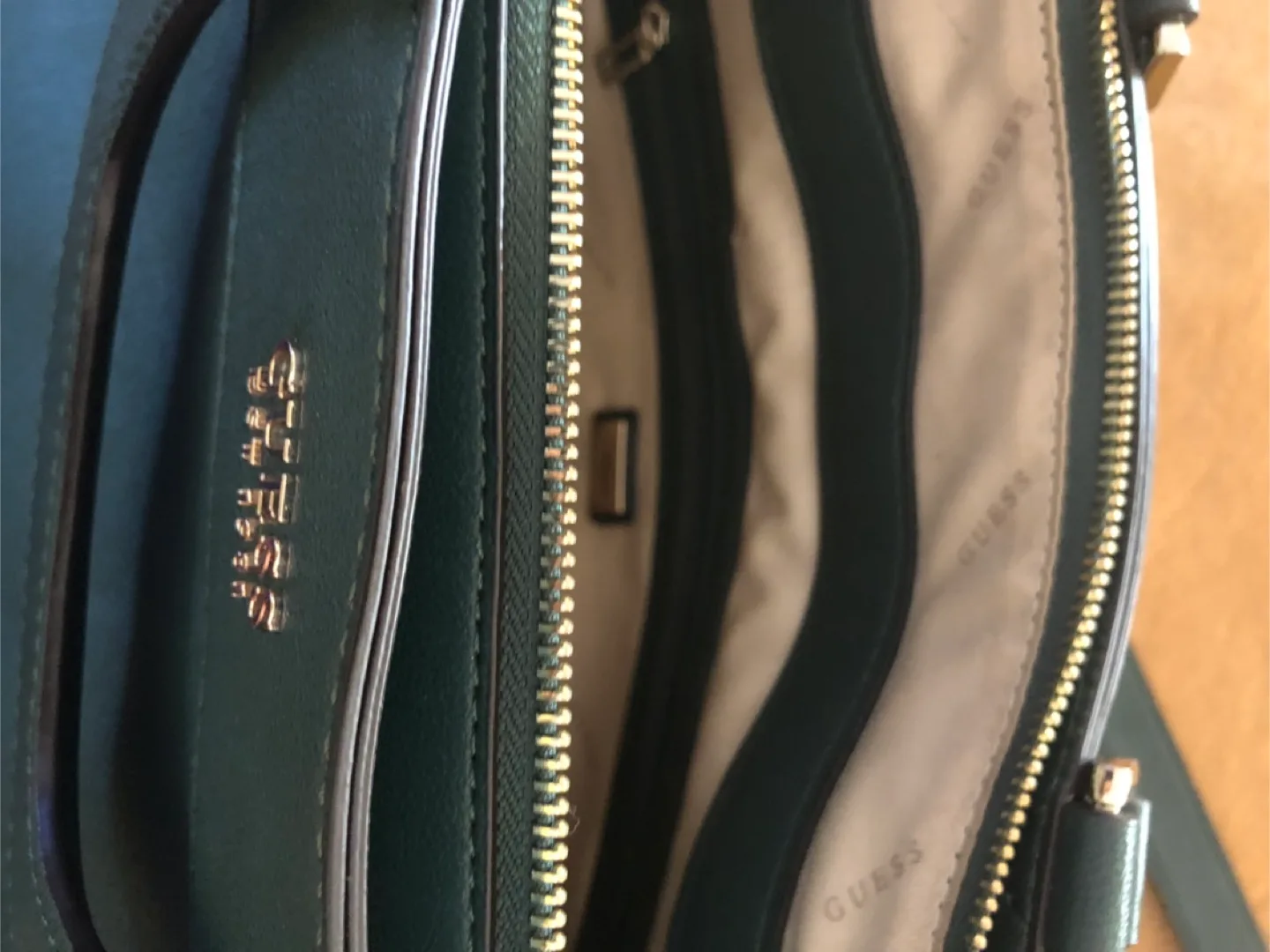 Guess Green Satchel Handbag image indicator(5)