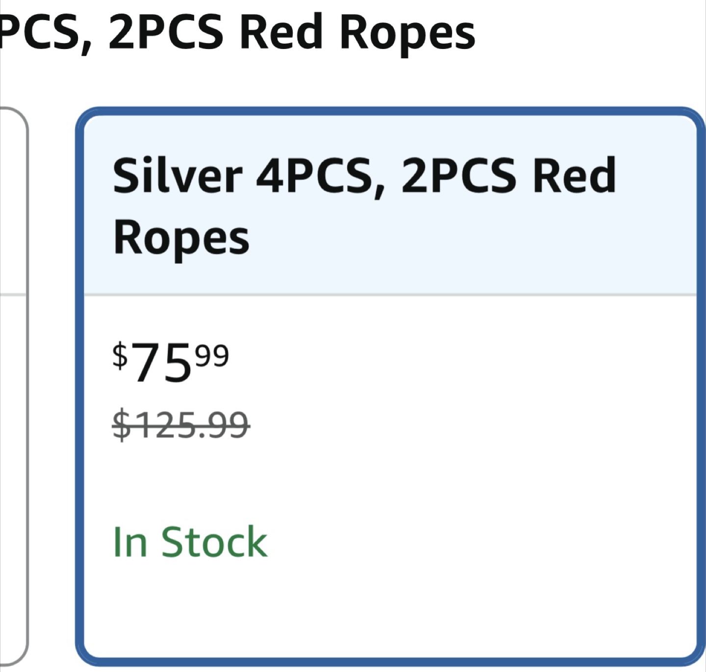 Silver Stanchions with Red Ropes - 4 PCS - photo 3