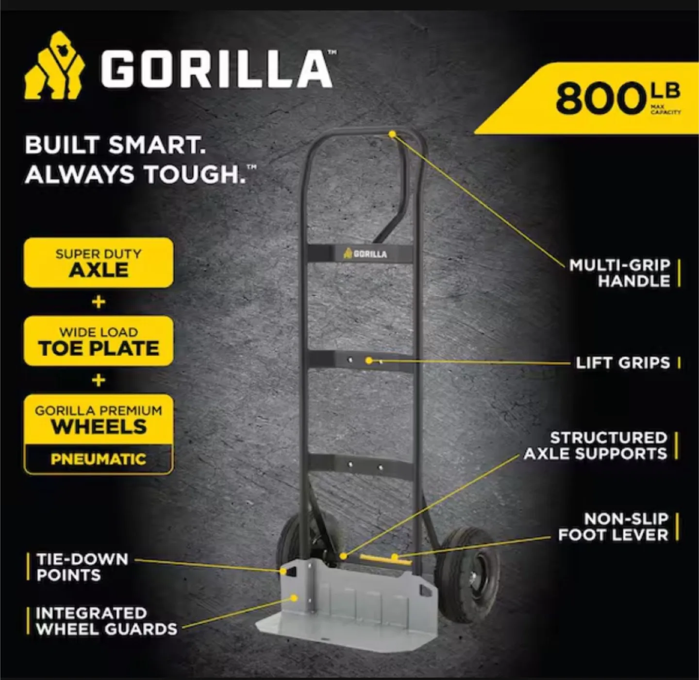 Gorilla 🦍 Steel Hand Truck image indicator(2)