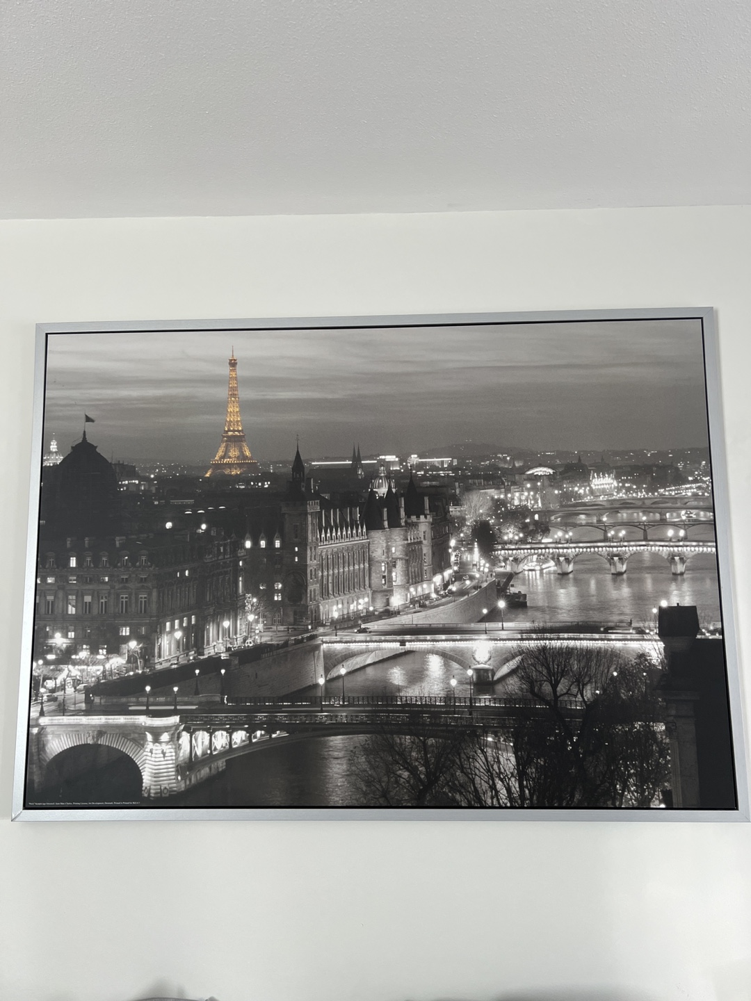 Large Modern Paris Abstract Wall Art - 1.4m x 1m