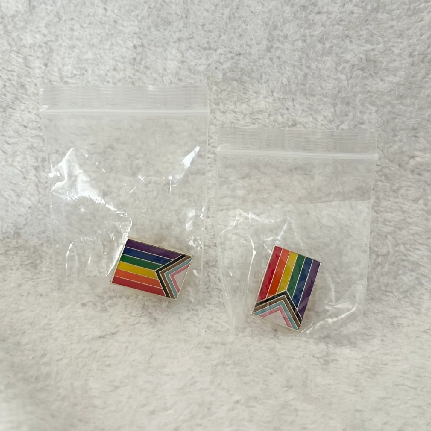 Pride Flag Enamel Pins (Set of 2) thumbnail