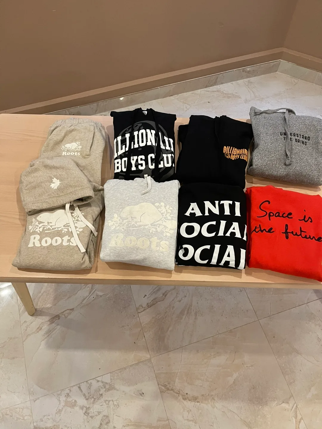 Hoodies! Roots, Billionaire Boys Club, Anti Social Social Club thumbnail