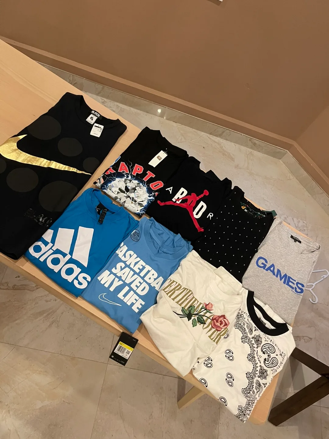 Assorted T-Shirts - Nike, Comme des garçon, Simons, Ron Dorff  M thumbnail