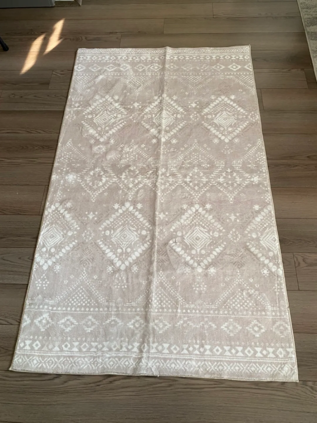 Soft Boho 5 by 3 Area Rug - Colour: Sand Beige image indicator(3)
