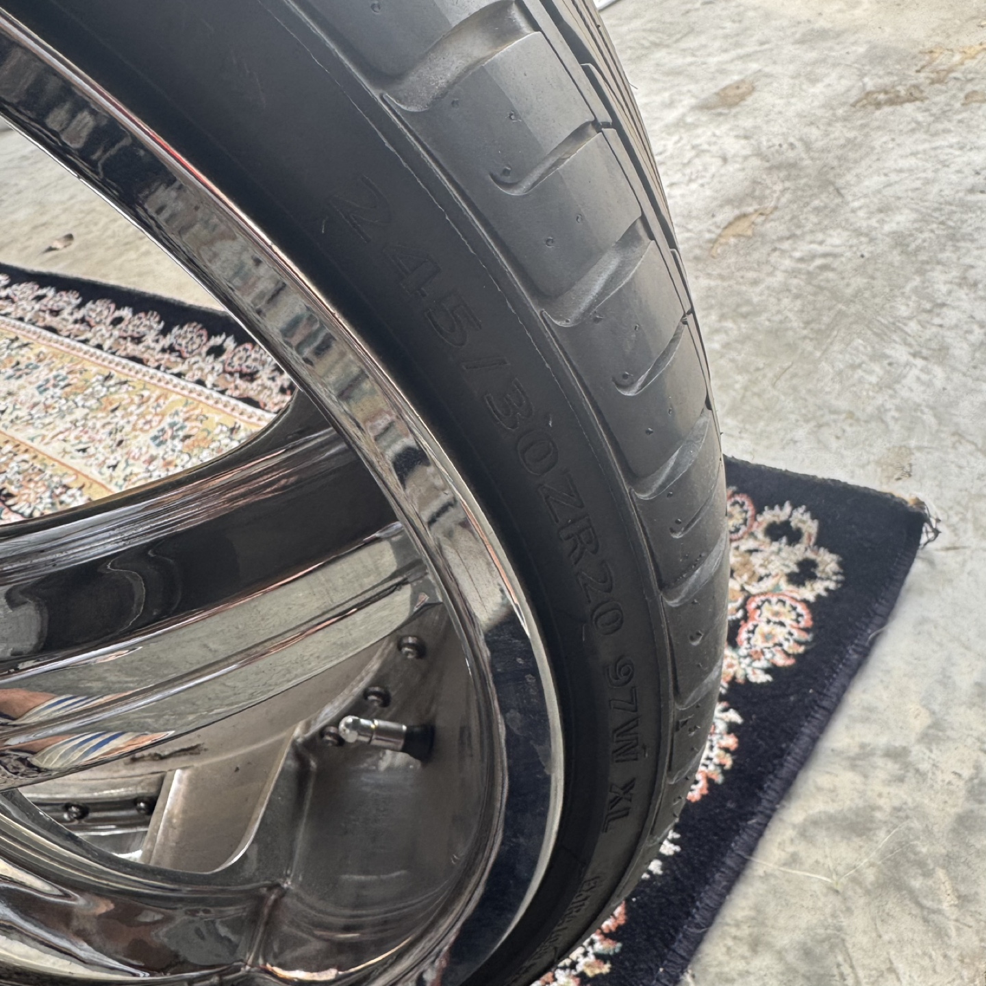 DUB Chrome Wheels with Tires - photo 3