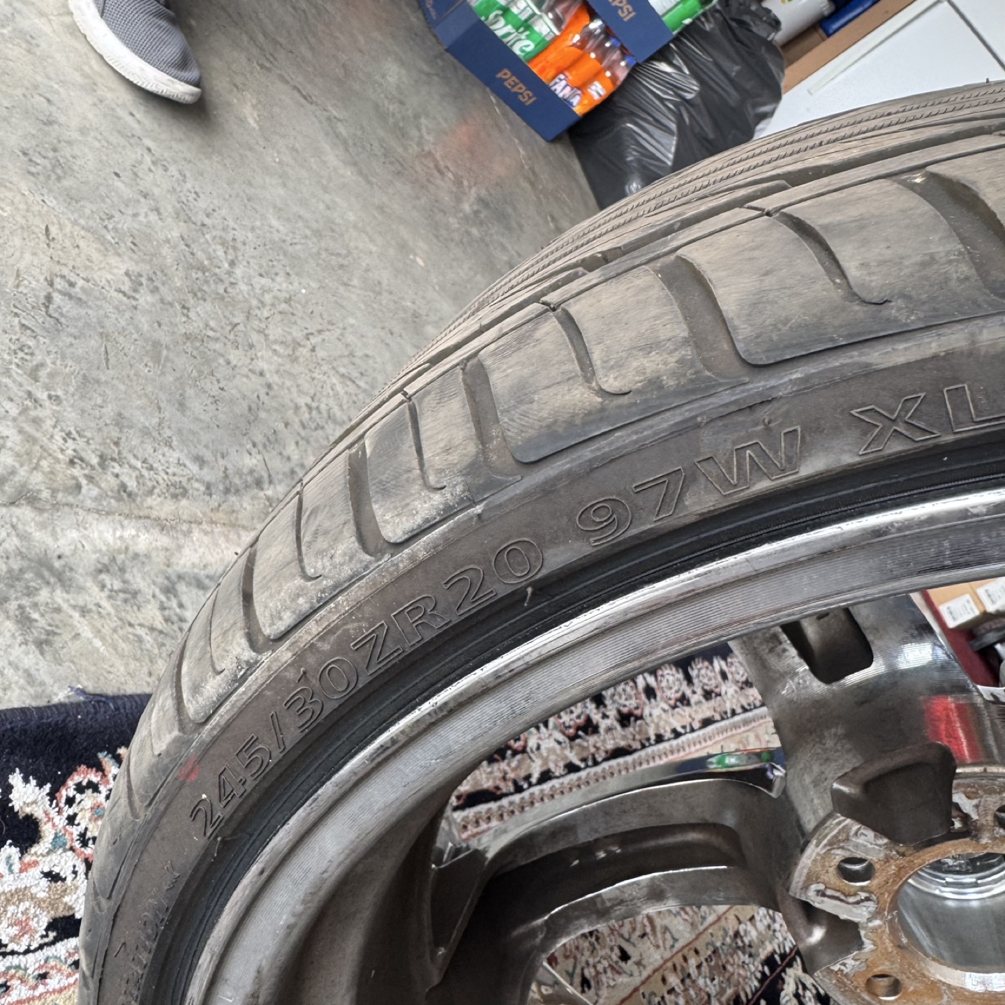 DUB Chrome Wheels with Tires - photo 4