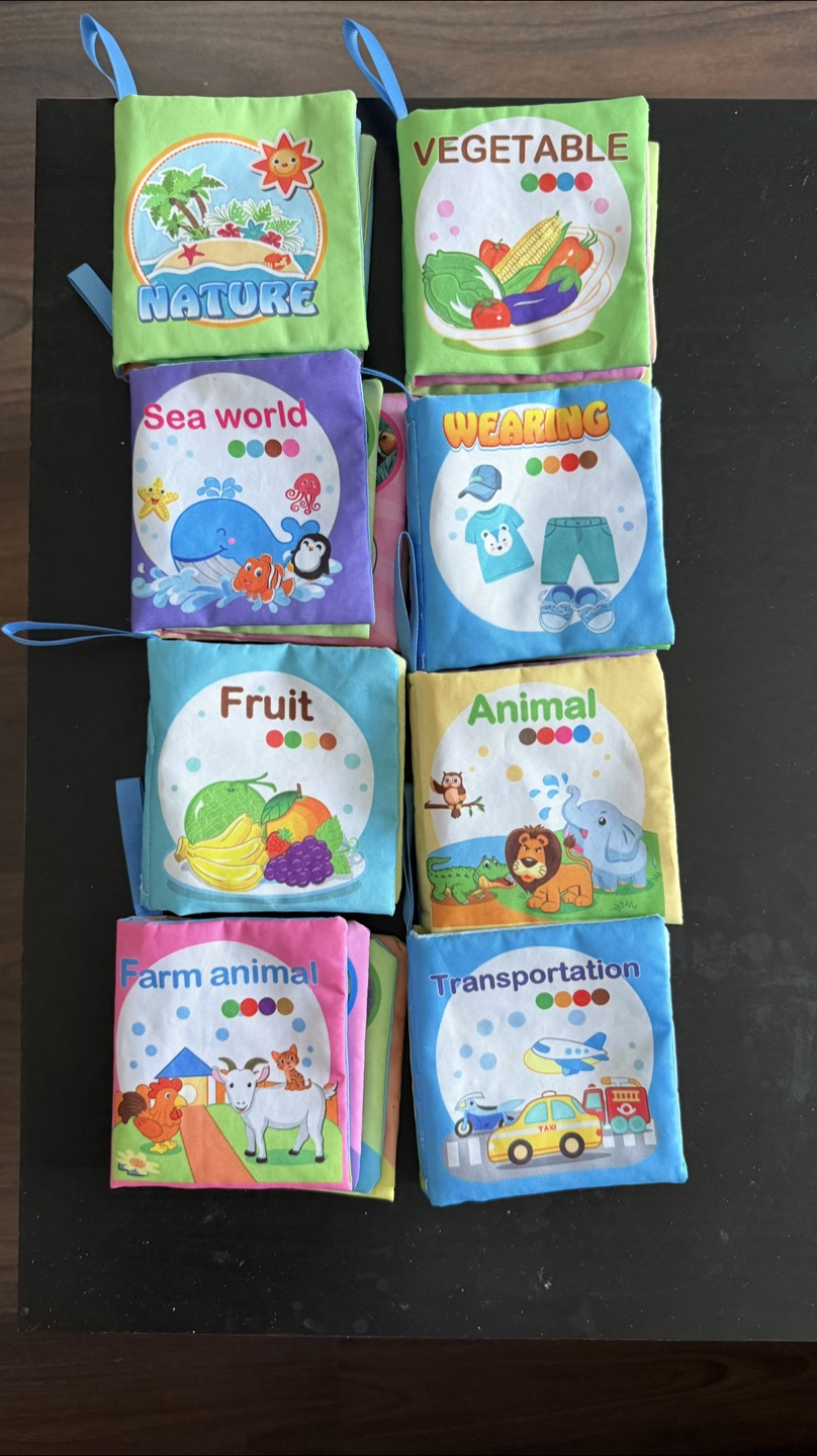 Soft Cloth Baby Book - Animals, Fruits, Vegetables - photo 2