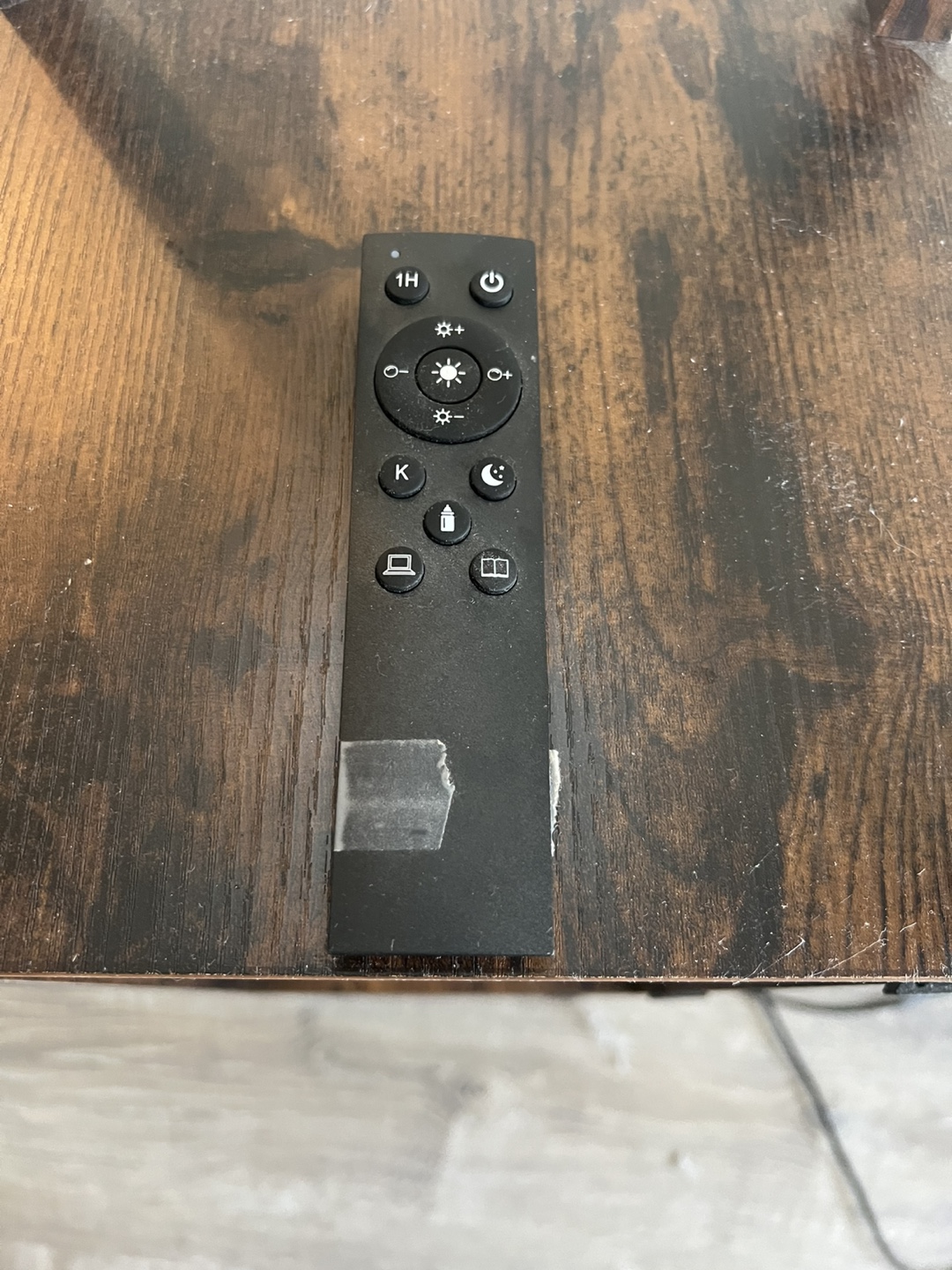 Brown Shelf Floor Lamp with Remote - photo 4