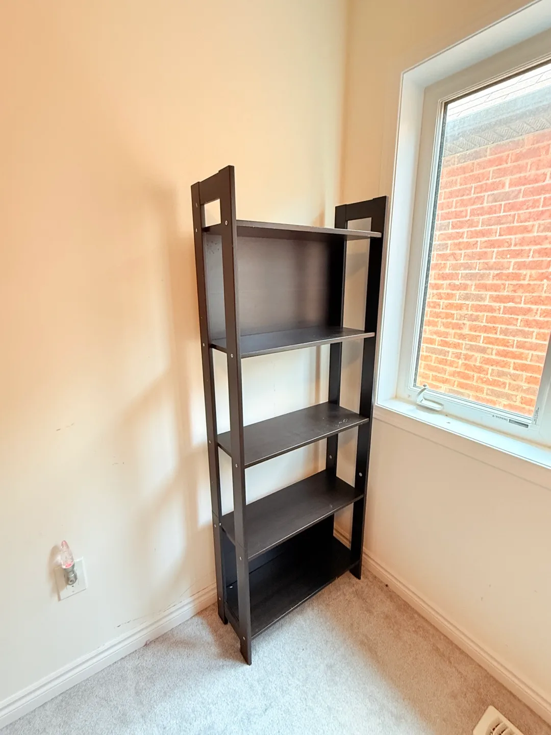 Dark Brown Wooden Ladder Shelf thumbnail