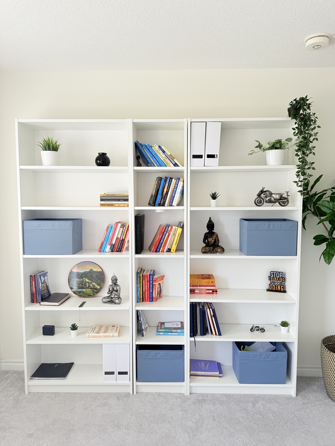 3 White Bookcases - photo 2
