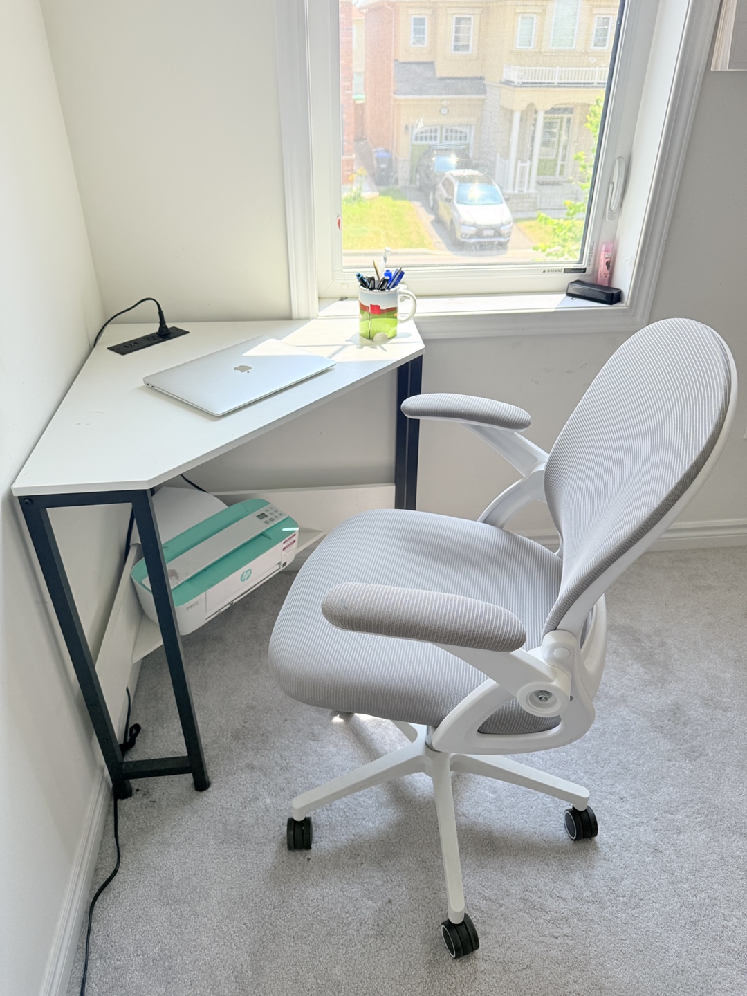 Grey Ergonomic Office Chair