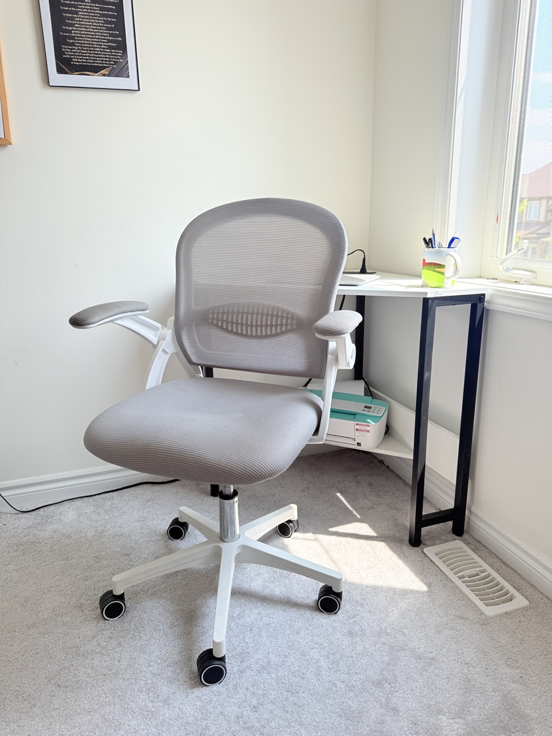Grey Ergonomic Office Chair - photo 3