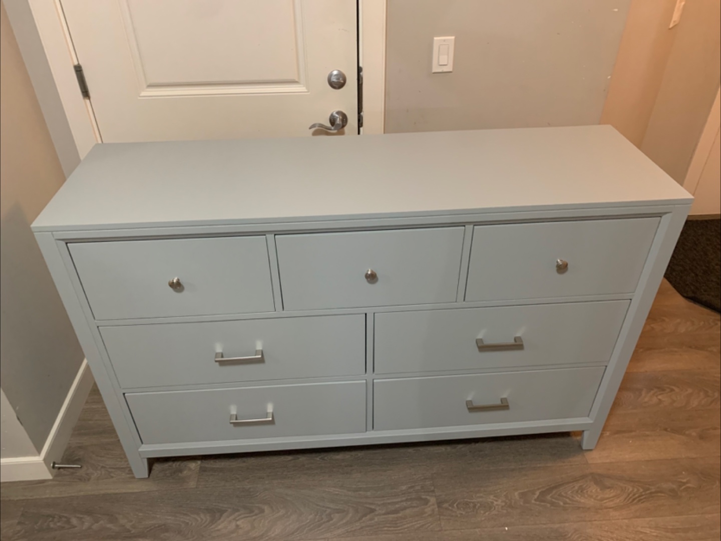 Grey 7-Drawer Dresser - photo 3