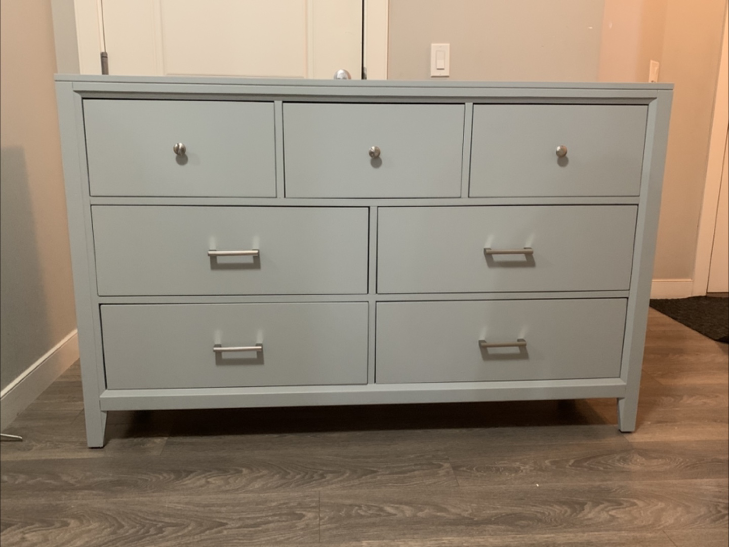 Grey 7-Drawer Dresser - photo 2