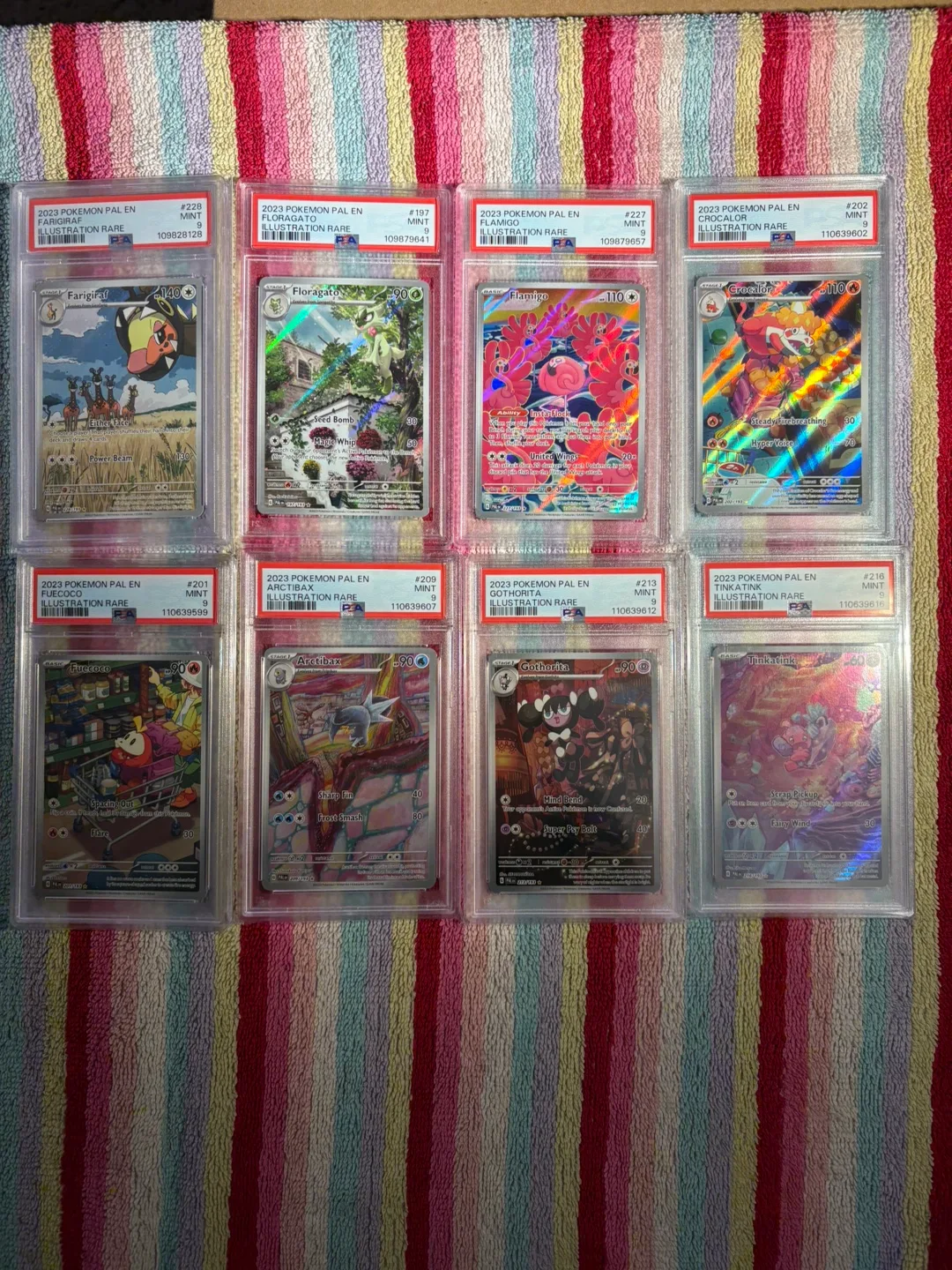 Paldea Evolved PSA9 illustration rare slabs (very clean!) thumbnail