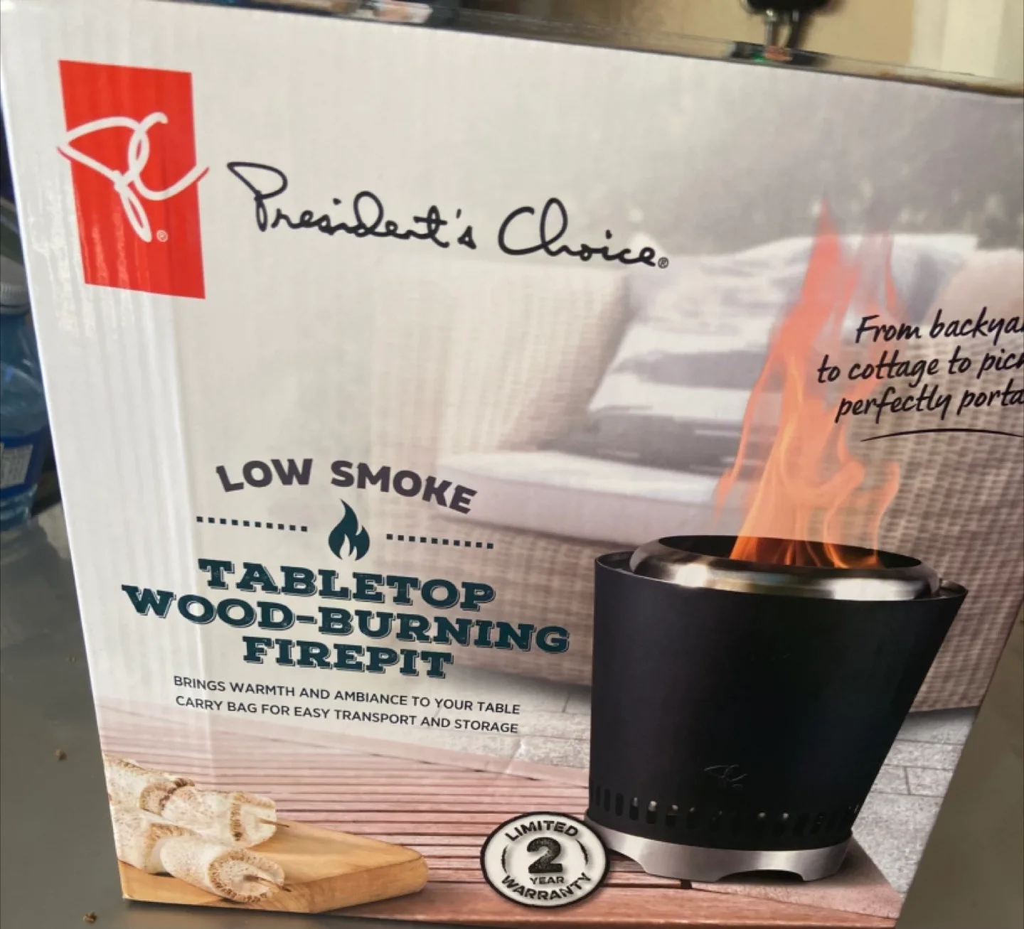 President's Choice Tabletop Wood-Burning Firepit thumbnail