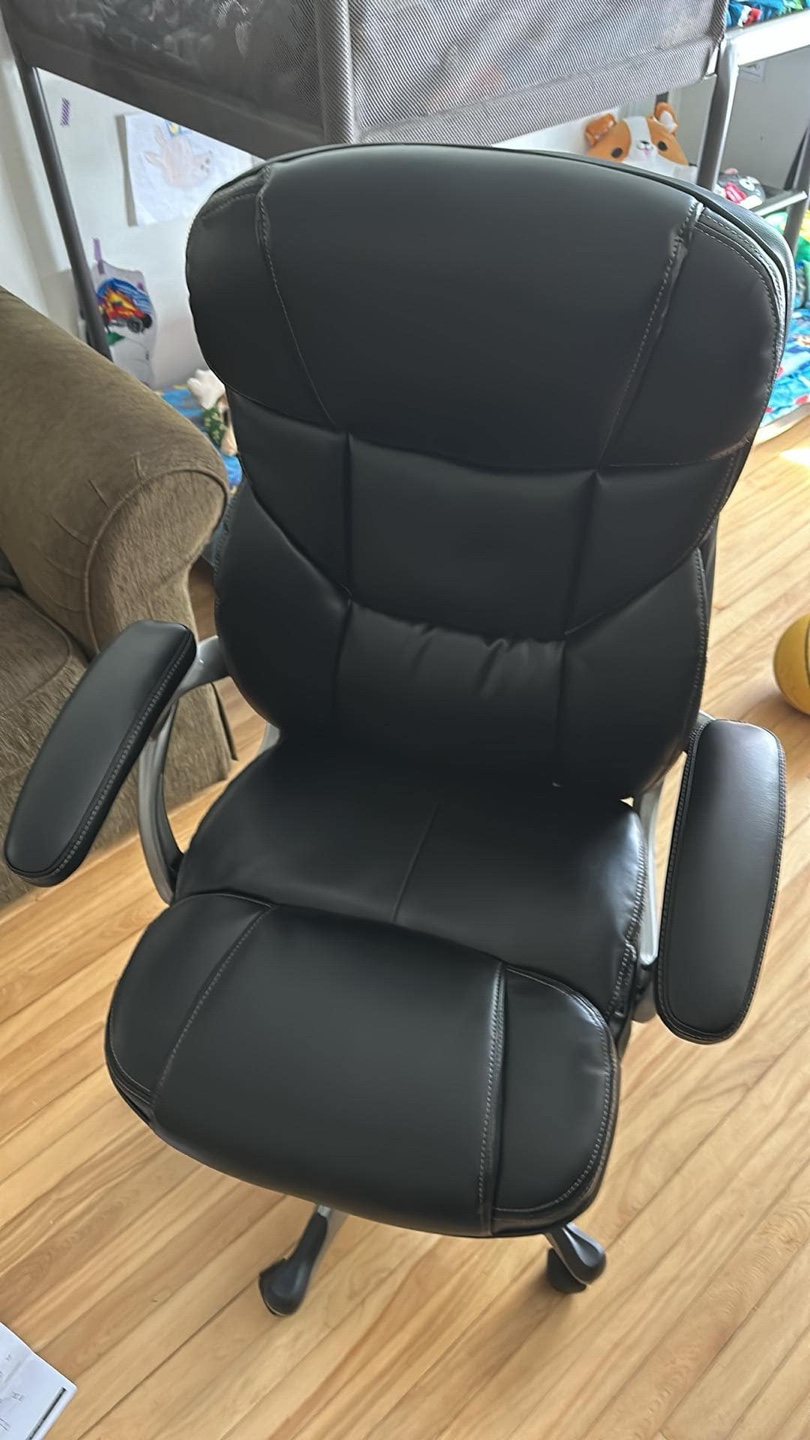 Black Leather Office Chair