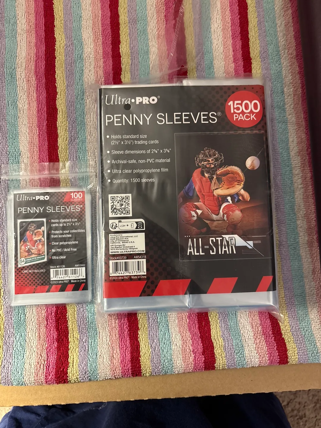 UltraPro 100-pack penny sleeves (14 packs available) thumbnail