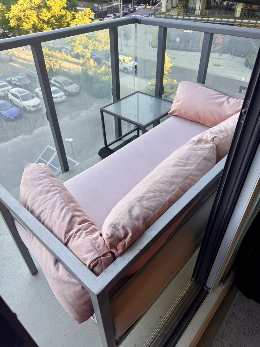 Patio Couch with Pillows