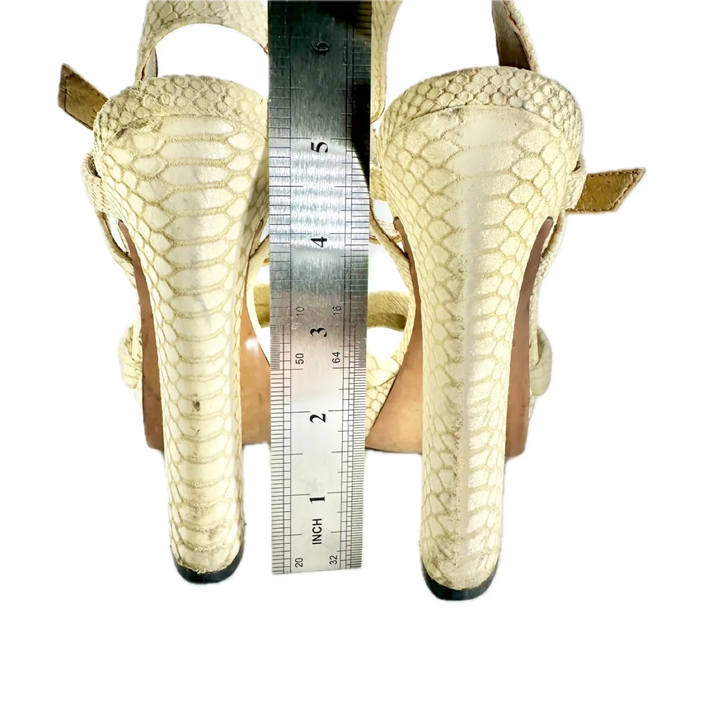 Sam Edelman Taryn Beige Leather Platform Ankle Strap Sandals 8.5 image indicator(8)