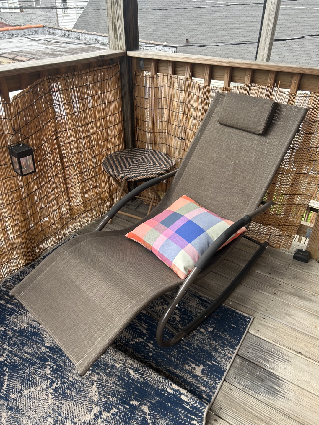 Outdoor Patio Lounge Rocking Chair
