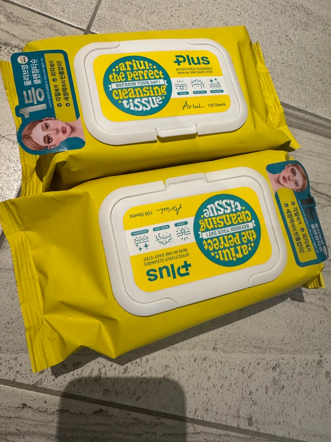 New! 2 Ariul The Perfect Cleansing Tissue Plus - 100 Sheets thumbnail