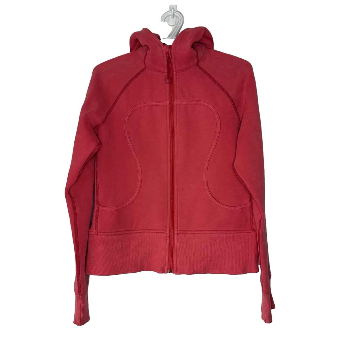 Lululemon Scuba Hoodie - Red Size 8 thumbnail