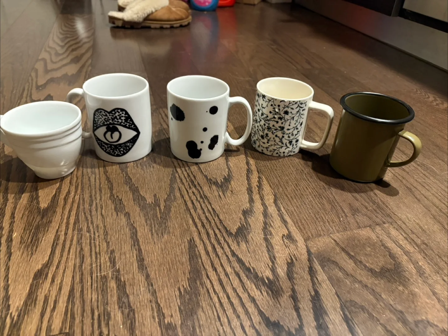 Assorted Mugs - Floral, Eye, Spots, Olive thumbnail