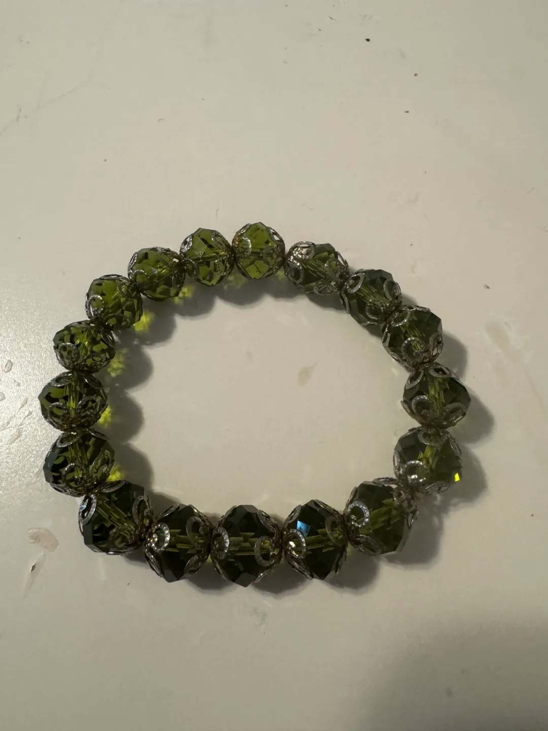 Green Beaded Bracelet thumbnail